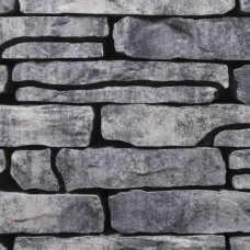 Stone Walling grijs zwart p/m2